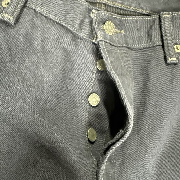 Levi's 501xx Jeans Men's 40x34 Button Fly Classic Straight Leg Dark Wash Indigo - Picture 2 of 12